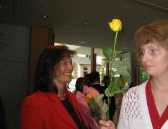 23. Juni 2009, Johannes - Landenberger - Schule Weimar, Schulabschlussfeier, gern gratulierte ich den Absolventen, die in diesem Jahr die Schule verlassen.
