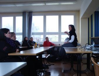 Eine besondere Unterrichtsstunde hielt ich mit den Berufsschülern der SBBS 1 am 18. Februar 2009. Ich referierte über das Konjunkturpaket 2.