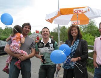 8. Mai 2009; Infostand in Oberweimar
