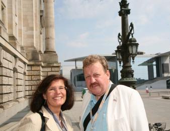 14. Juni 2010, Zufällige Begegnung in Berlin mit Volker-Taher Neef.